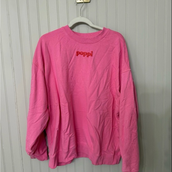 Poppi Soda Limited Edition Birthday Sweatshirt Women’s Large Pink - Picture 3 of 4